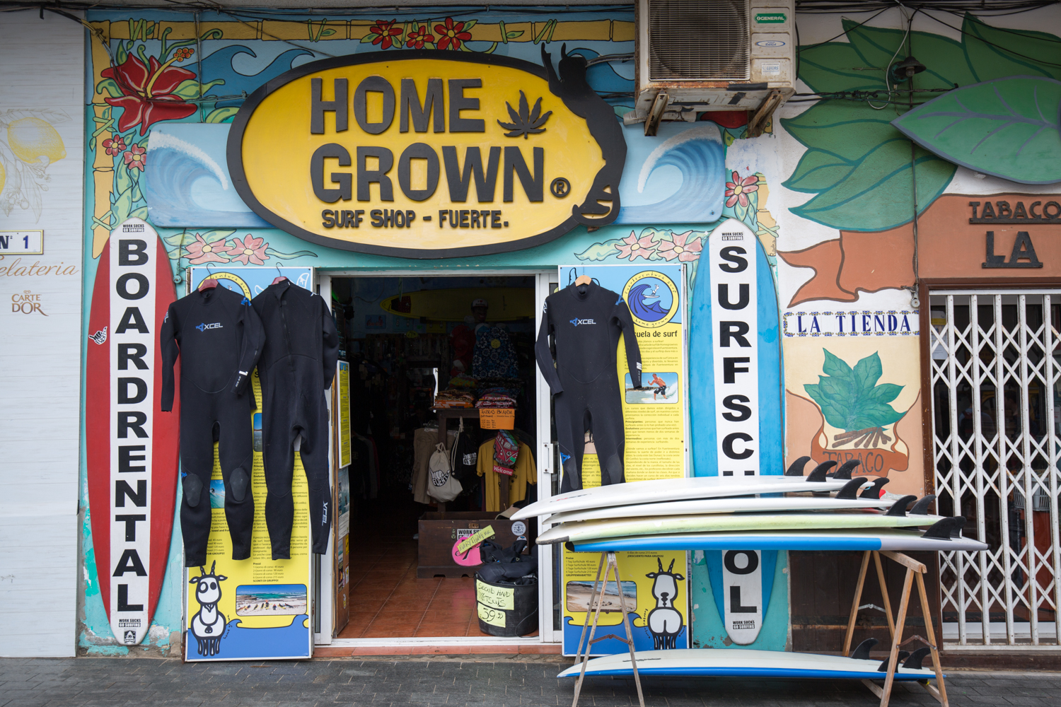 Home Grown surf shop, Corralejo, Fuerteventura