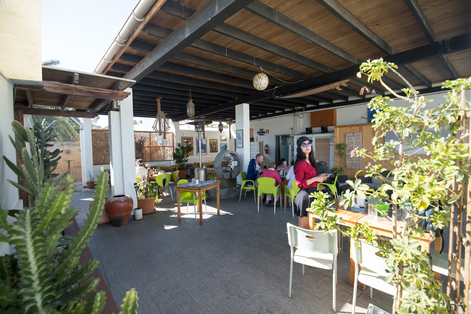 Citrus Cafe courtyard, Corralejo