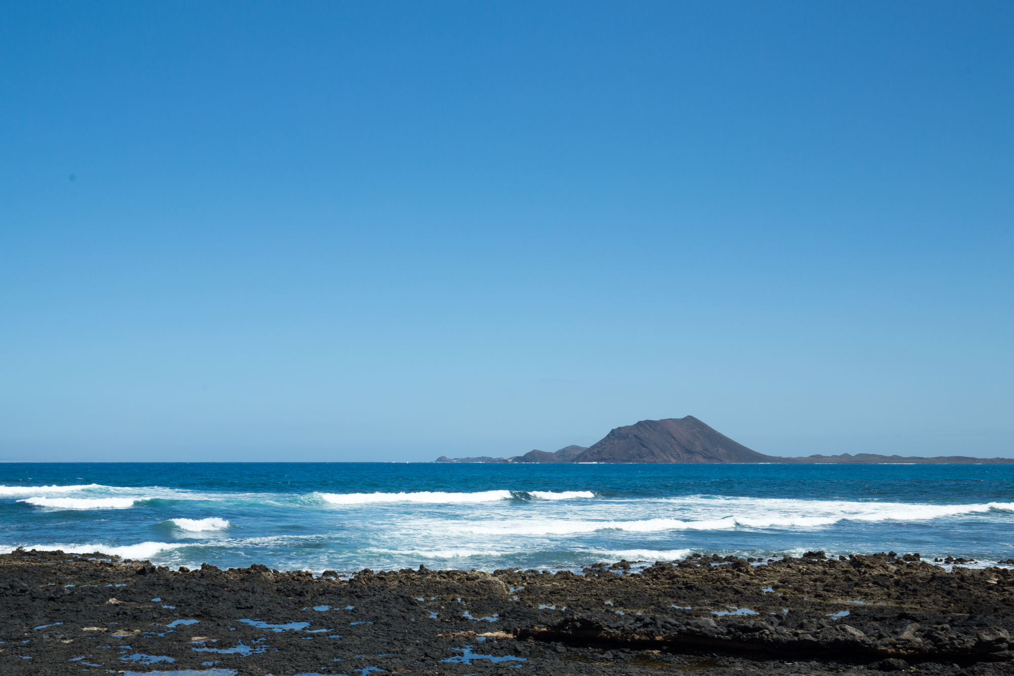 Los Lobos volcanic island off Fuerteventura