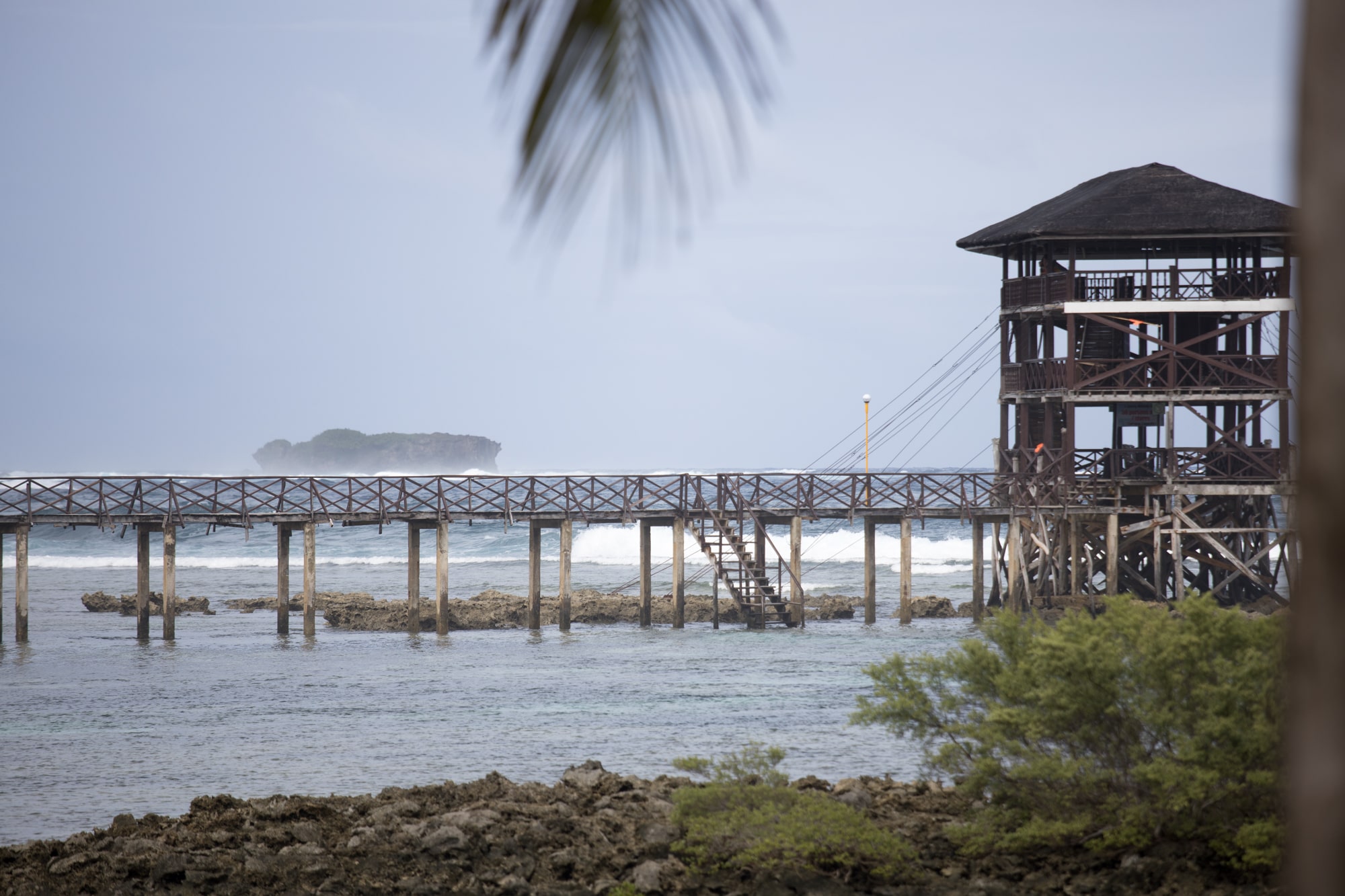 Cloud 9 pier surf spot Siargao