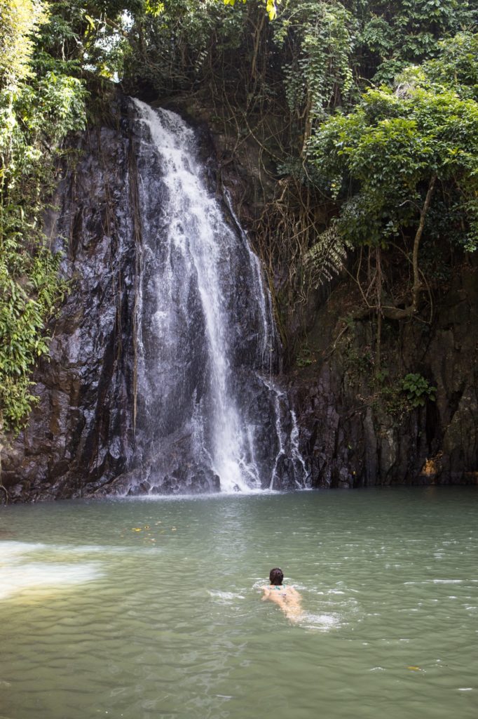 Taktak waterfall siargao