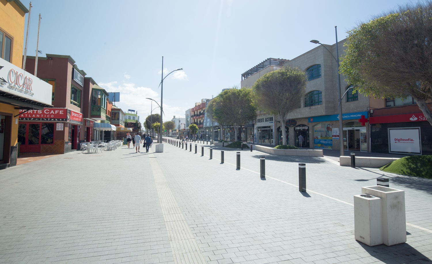 Corralejo main street Fuerteventura