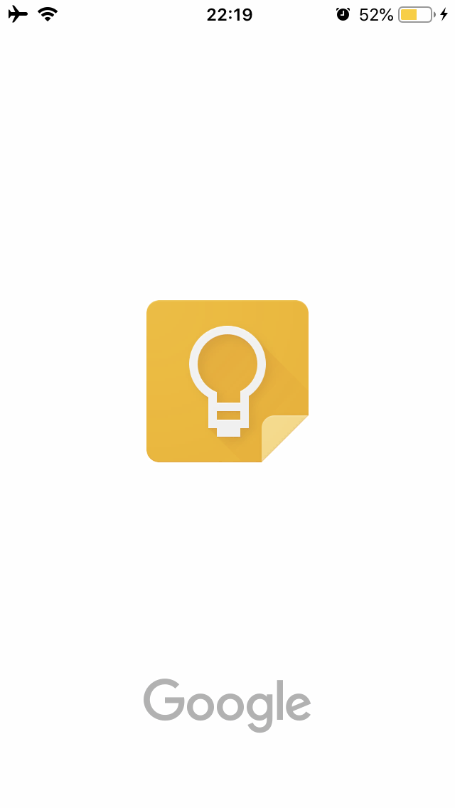google keep app printscreen
