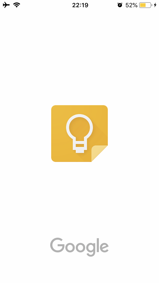 google keep app printscreen