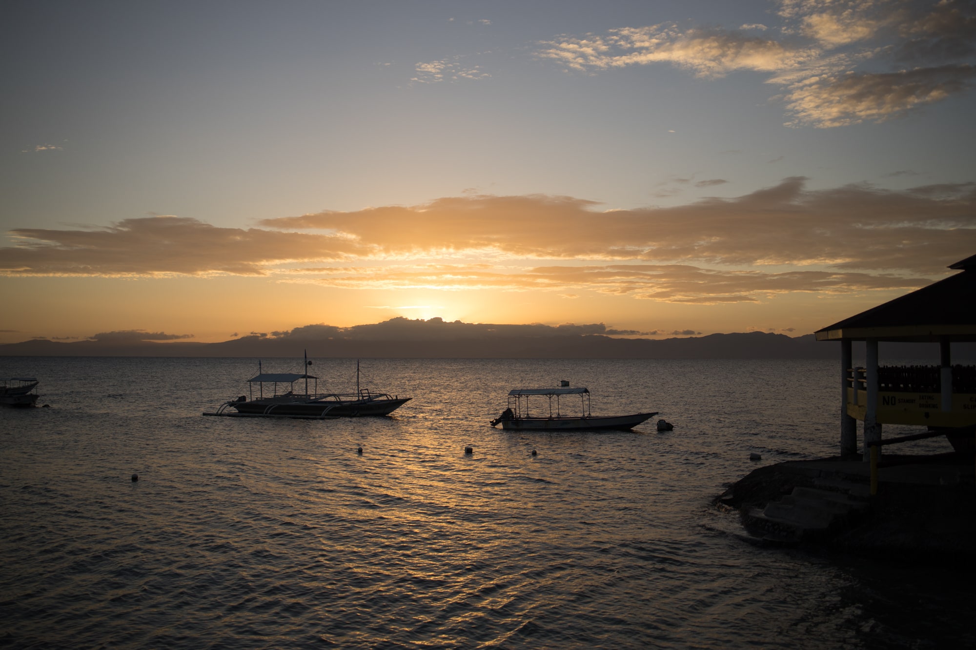 sunset in the philippines