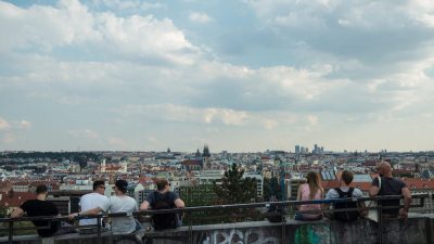 View over Letna Park in Prague