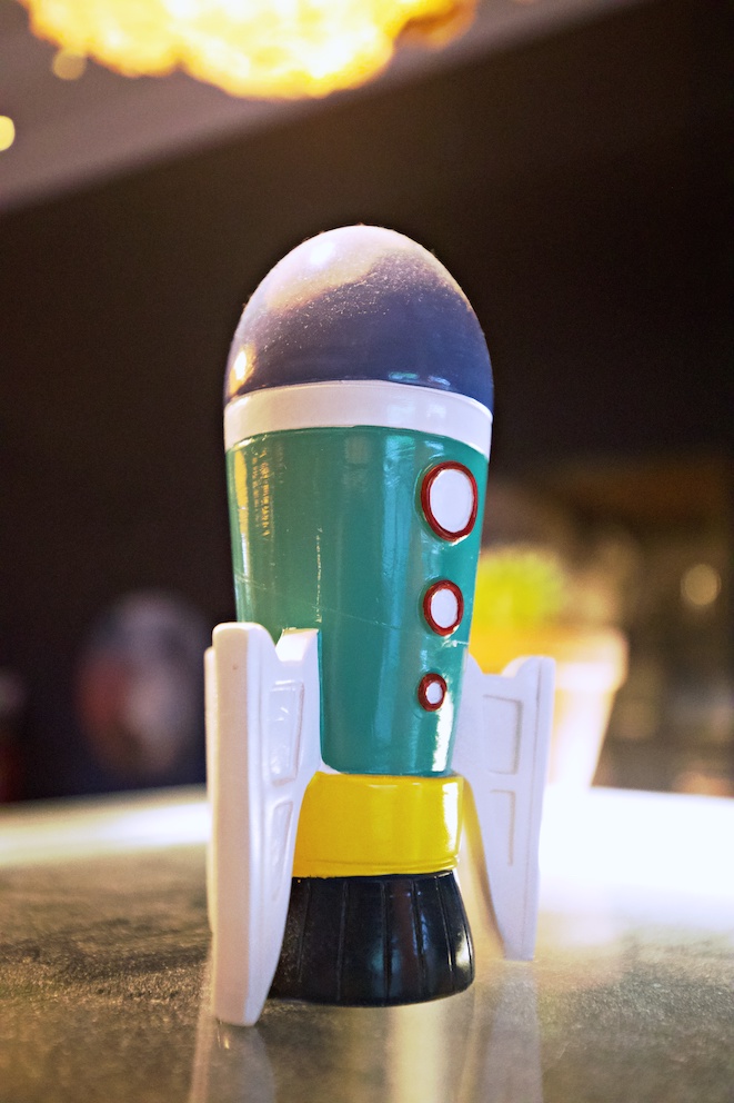 supernova rocket toy detail