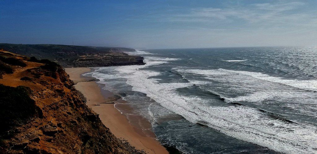 Ericeira Beach and waves, Portugal