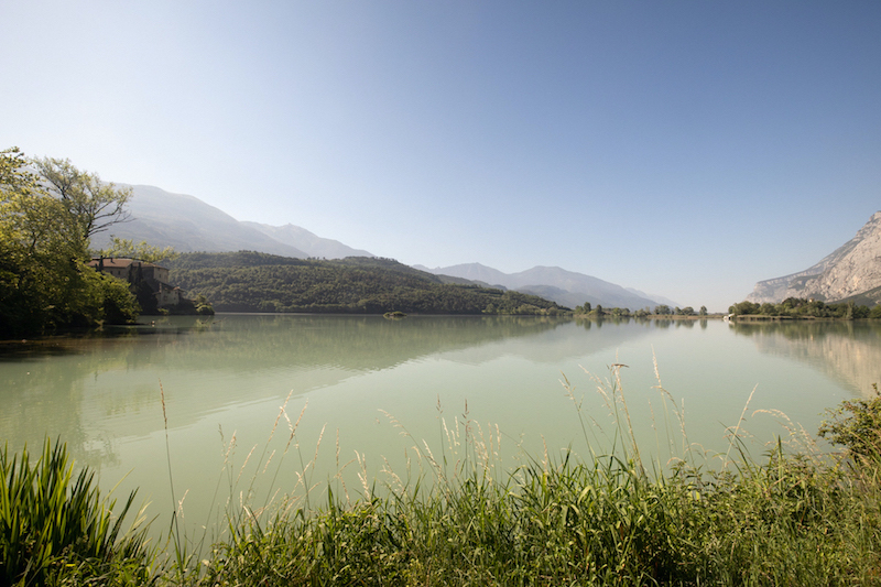 Calm lake in Italy